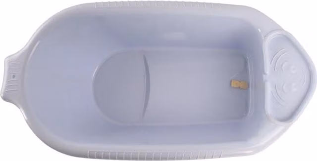 Junior Joy Baby Bath with Drain Plug, Purple