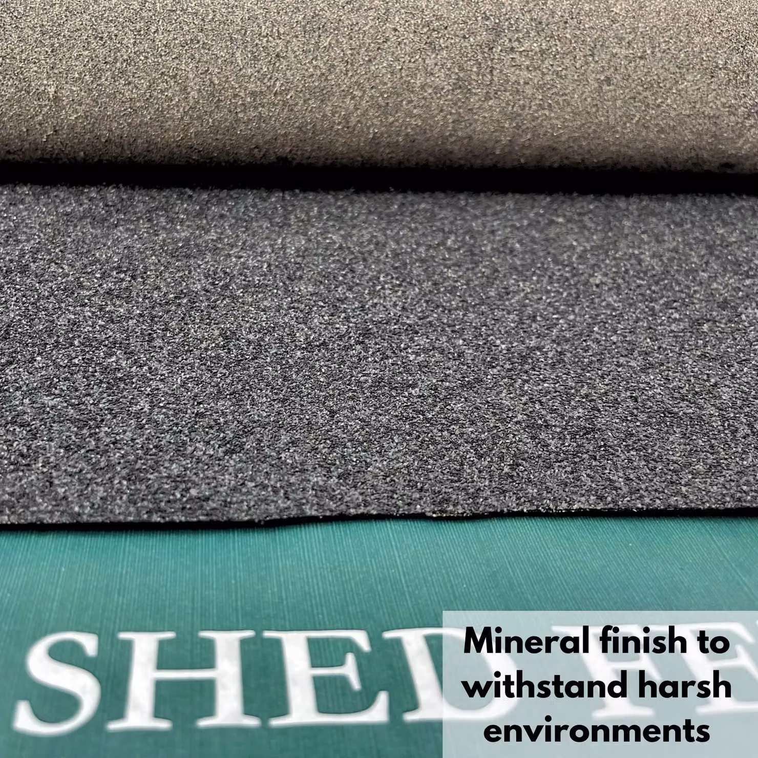 Novecrafto Heavy-Duty Mineral Shed Roofing Felt, Standard Grade, Black, W: 1 m, L: 5 m – 6