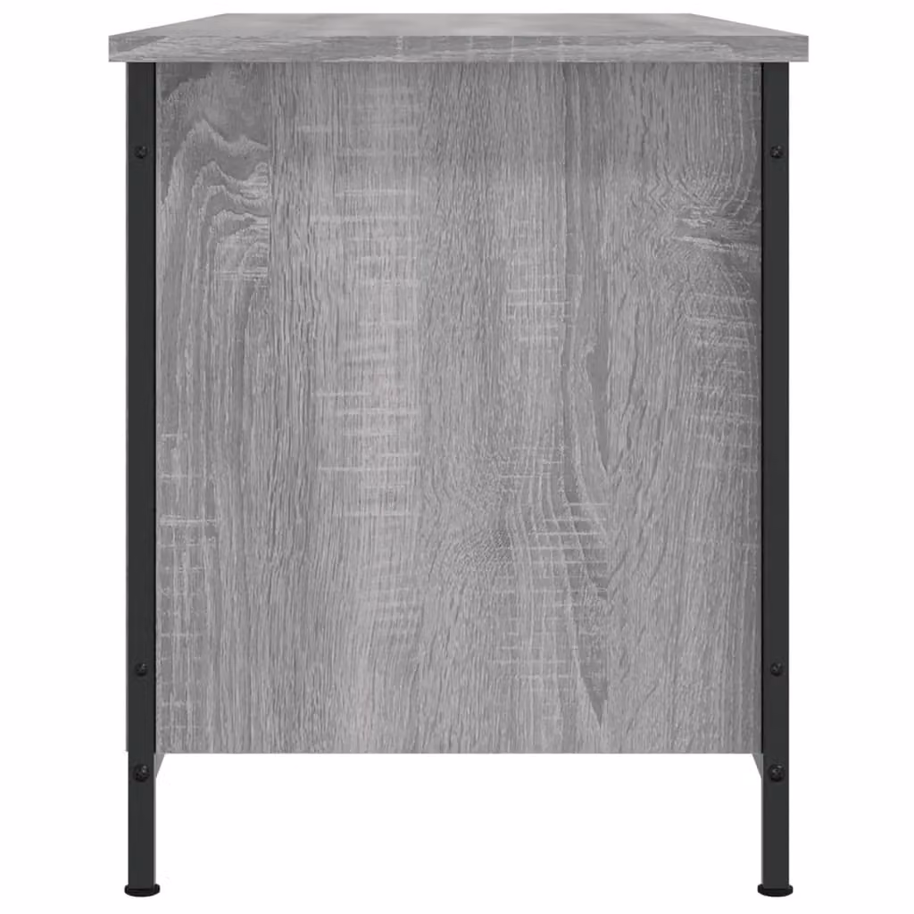 Berkfield Home Grey Sonoma TV Cabinet in Engineered Wood W/D/H: 100 x 40 x 50 cm – 3