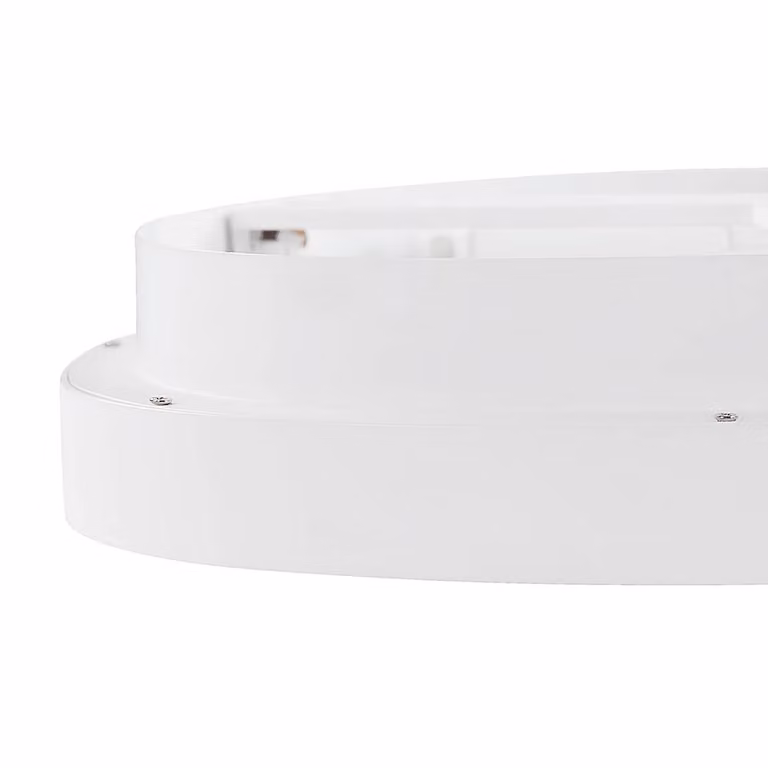 Wyld and Coco Triangle White Modern Ceiling Lamp with Integrated LED