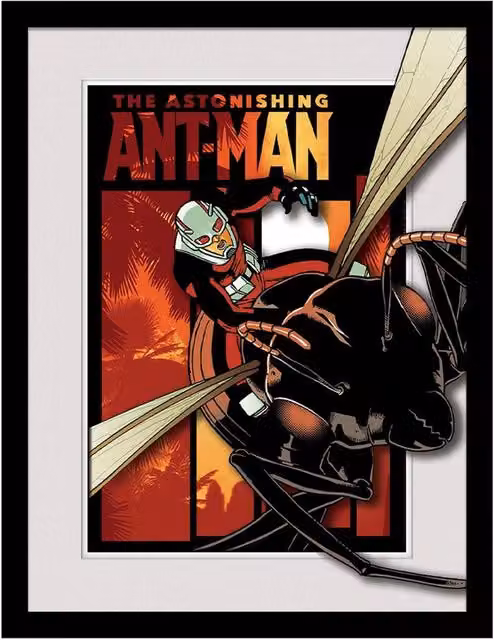 Marvel The Astonishing Ant-Man Breakout Multicolour Framed Paper Poster