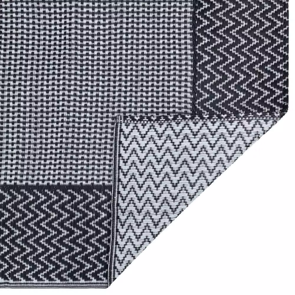 Berkfield Home Grey Herringbone Outdoor Carpet, W: 160 cm, D: 230 cm – 4