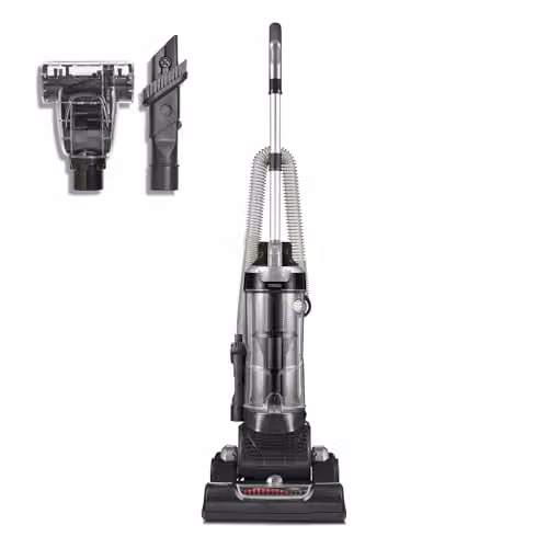 Tower T108000PLPET TXP30PET Bagless Pet Upright Vacuum Cleaner with HEPA Filter, Crevice Tool, Floor Brush and Pet Turbo Brush, Platinum Silver and Black