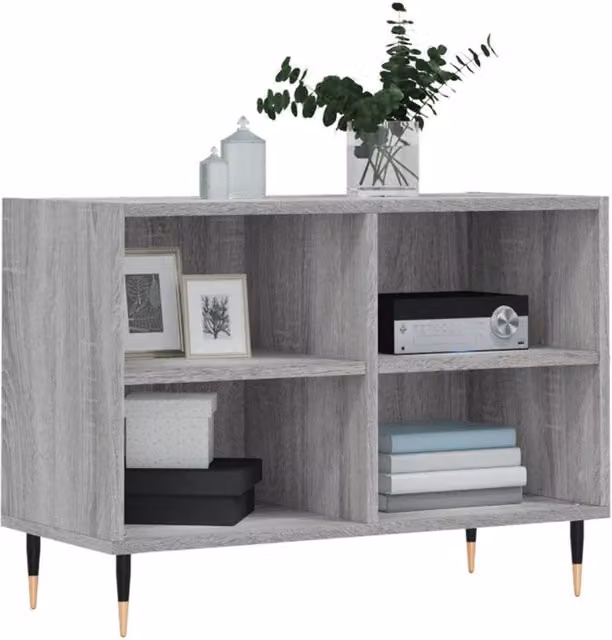 Berkfield Home Grey Sonoma TV Cabinet W/D/H: 69.5 x 30 x 50 cm