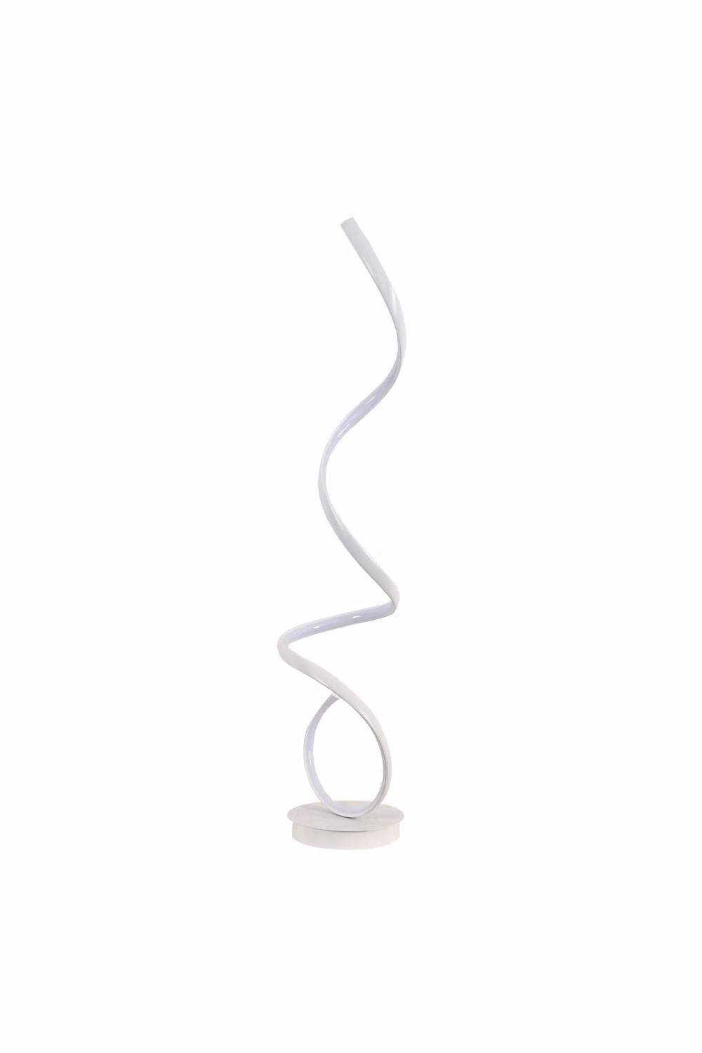Livingandhome Modern LED Floor Lamp with Creative Twisted Organic Structure in White, Height: 131 cm – 3