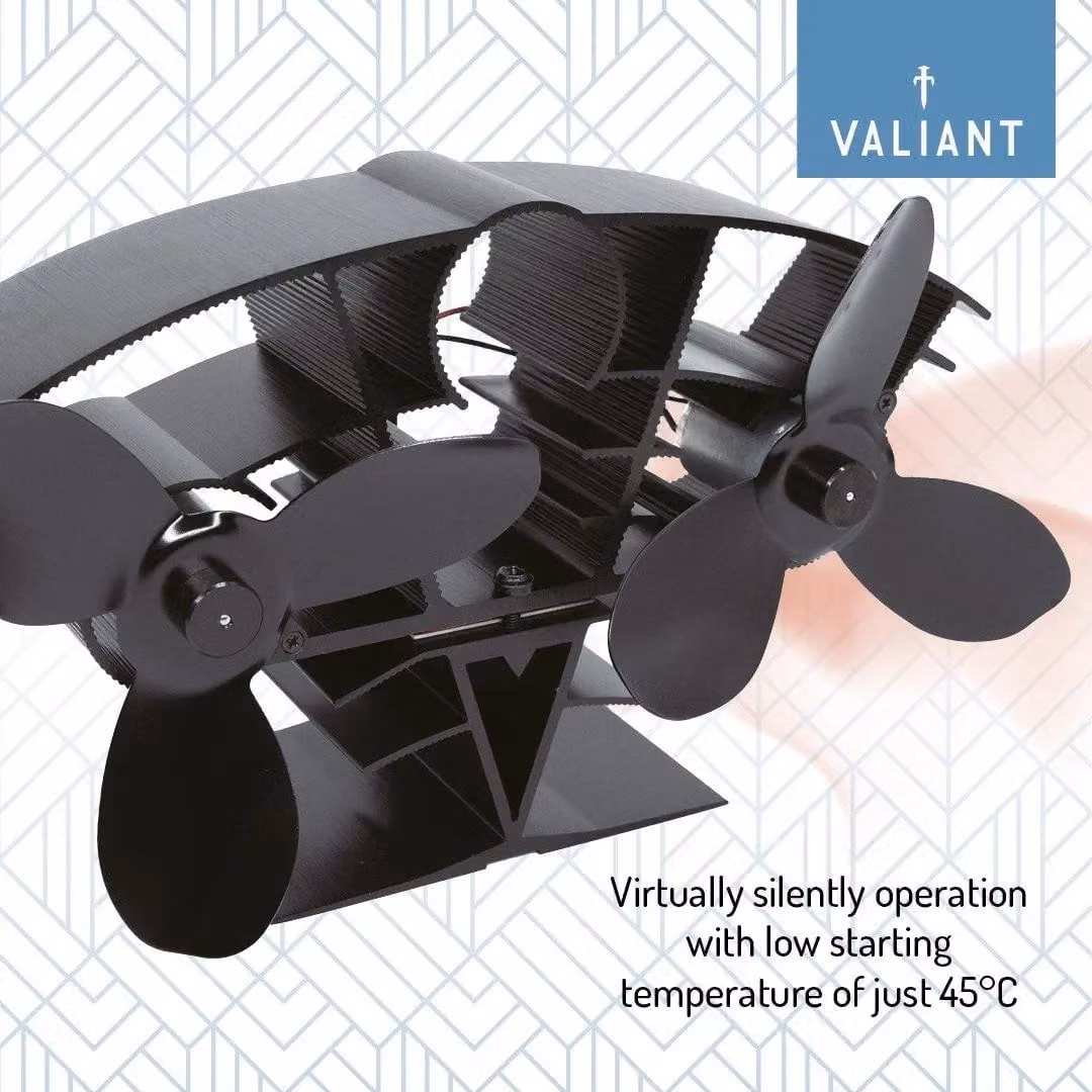 Valiant Whirlwind Stove Fan in Black, W/D/H: 25.5 x 13.6 x 9.5 cm – 4