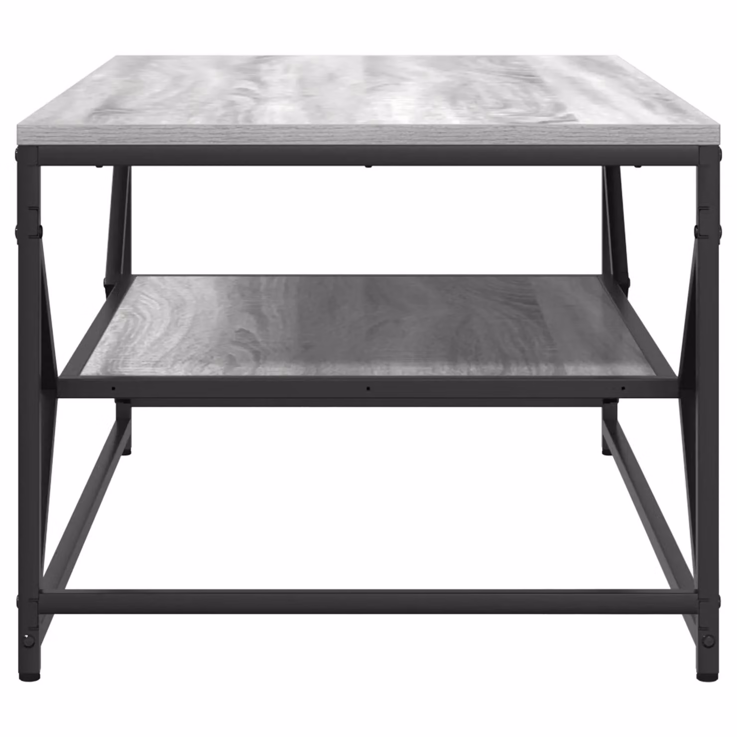 Berkfield Home Grey Sonoma Coffee Table with Shelf, W: 90 cm, D: 50 cm, H: 40 cm – 3