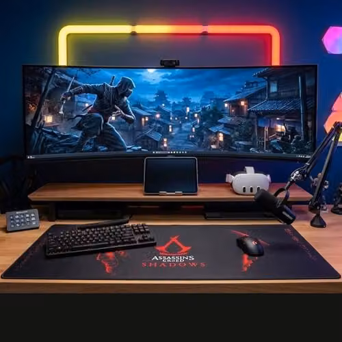 Subsonic Assassin's Creed Shadows XXL Mouse Pad and Desk Mat, W: 90 cm, D: 40 cm – 2