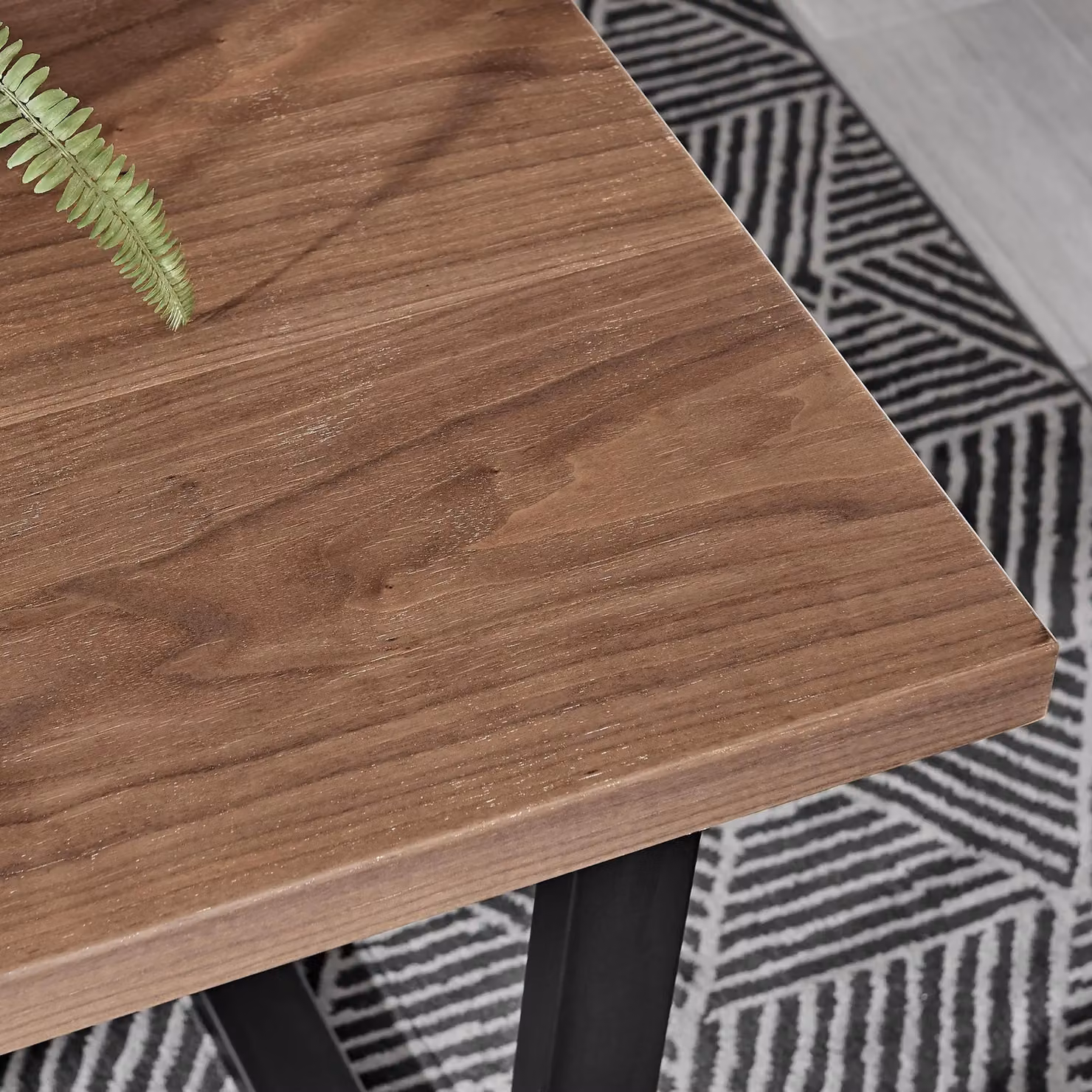 FurnitureboxUK Kylo Brown Wood Effect Dining Table with 4 Black Pesaro Velvet Chairs – 3