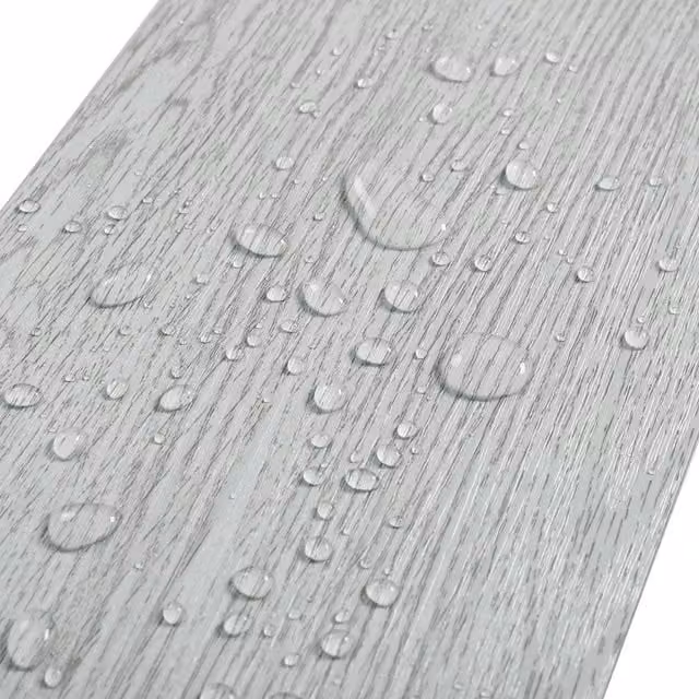 Kidkid Grey Rustic Wood Look Self-Adhesive PVC Laminate Flooring Planks