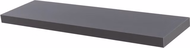 Harbour Housewares Modern Floating Wall Shelf with Integrated Lighting, Grey, W: 100 cm – 5