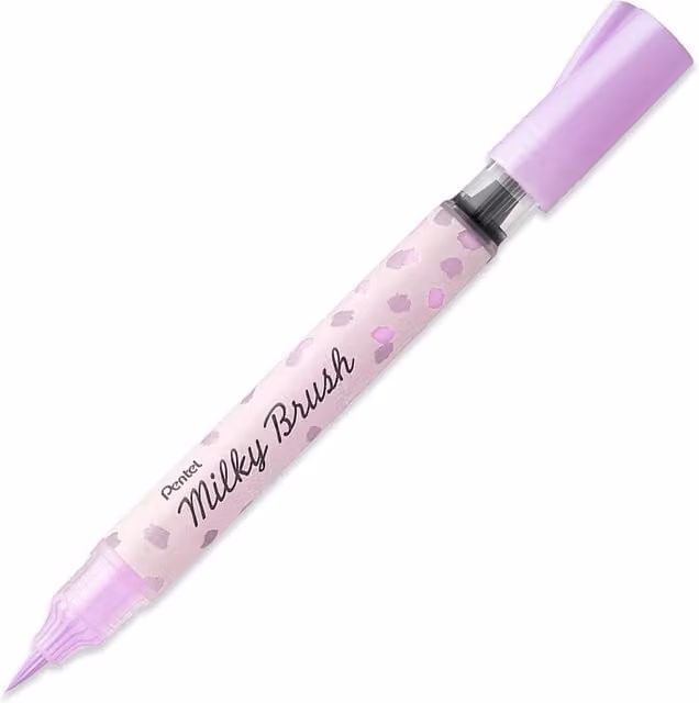 Pentel Milky Brush Pen in Purple