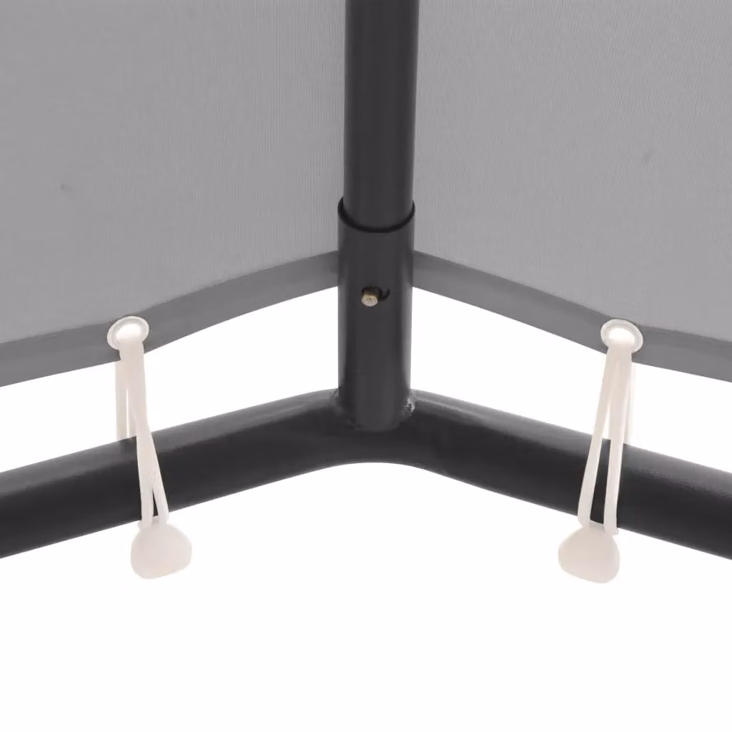 Berkfield Home Anthracite and Black Gazebo W/D: 400 x 400 cm – 2