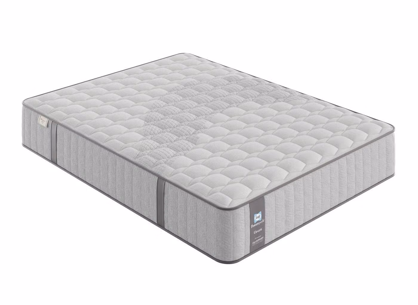 Sealy Elevate Hagen Hybrid Mattress in White with Temperature Regulation and Foam Support