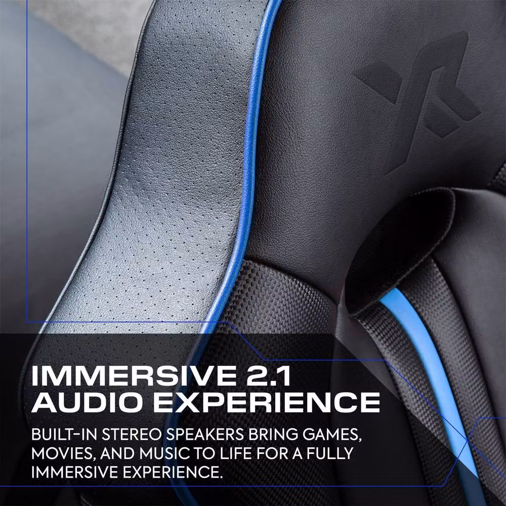 X Rocker Torque 2.1 Audio Console Gaming Chair in Blue – 2