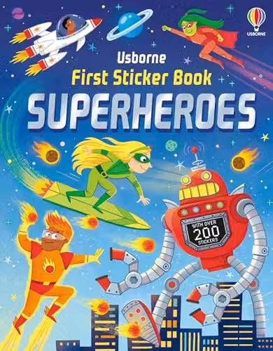 Usborne First Sticker Book Superheroes Multicolour – 1