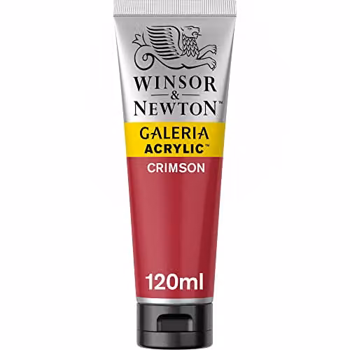 Winsor & Newton Galeria Acrylic Paint, Crimson Red, 120ml – 2