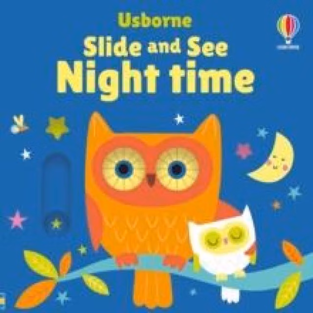 Fiona Watt Slide & See Night Time Board Book, Multicolour