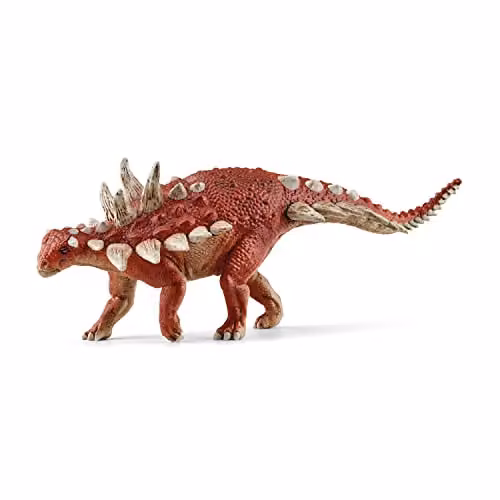 Schleich Gastonia Dinosaur Figure, Red Realistic Jurassic Dino Toy, 15036 – 1