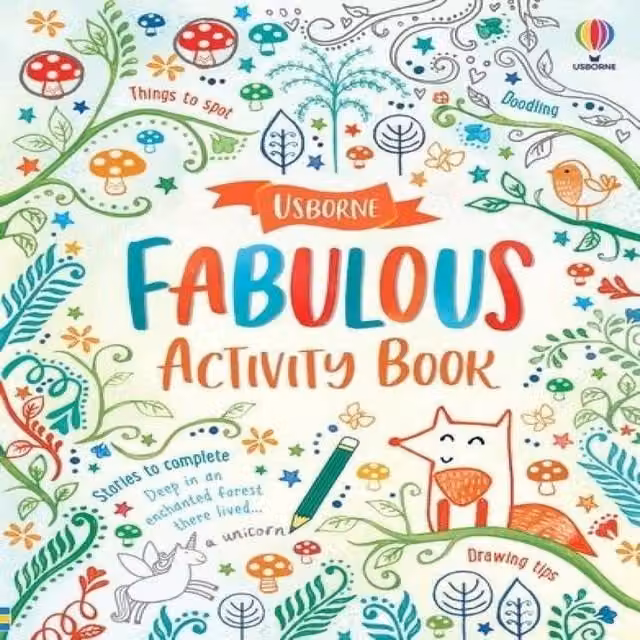 Usborne Fabulous Activity Book Multicolour Paperback