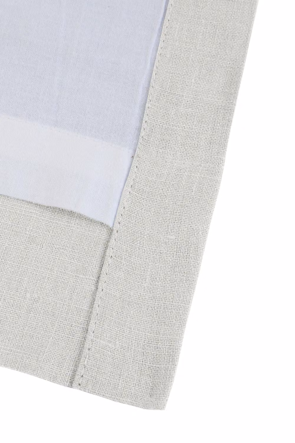 Lazy Linen White Pure Washed Linen Lined Eyelet Curtains, Width: 167 cm, Drop: 183 cm – 2