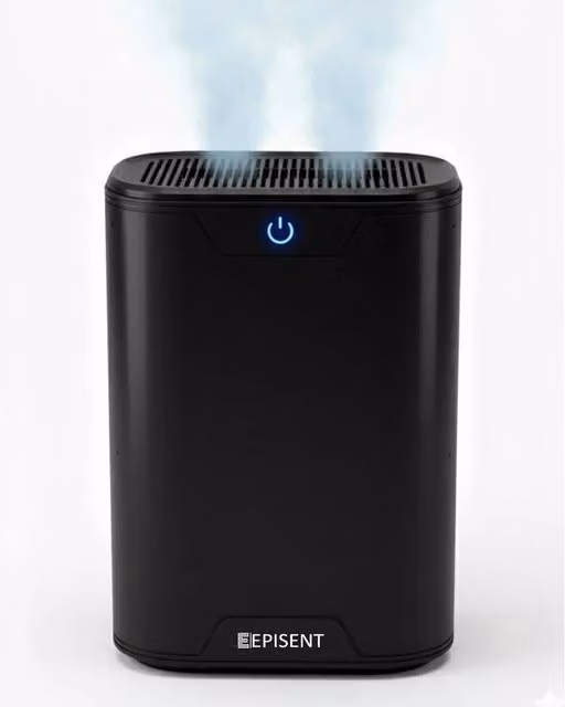 FLAVORA Portable Mini Dehumidifier, Black, 700ml – 1