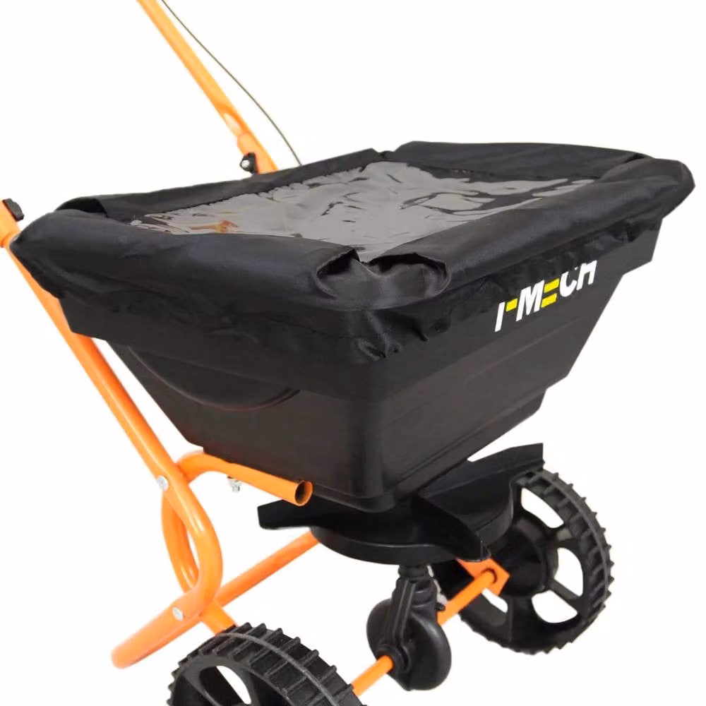 T Mech Manual Rotary Broadcast Spreader in Black – 5
