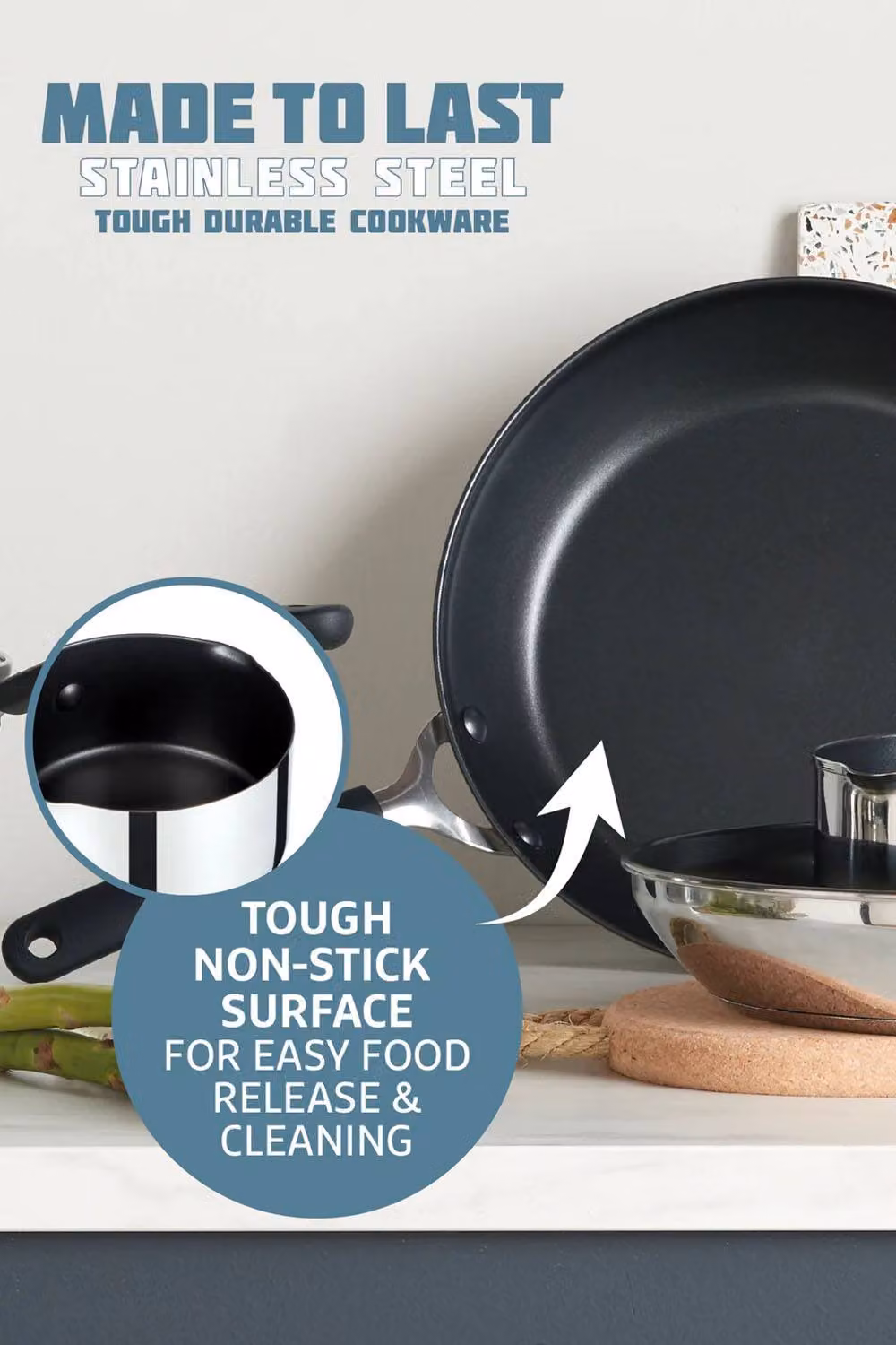 Meyer Prestige Non Stick Wok, 28cm, Silver – 2