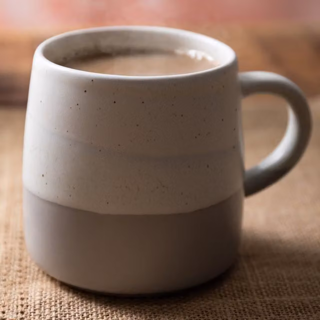 La Cafetiere White and Blue Ceramic Stoneware Mug, 0.4 l