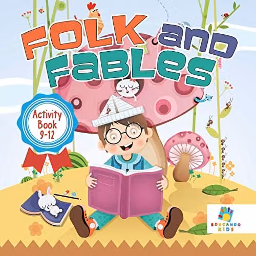 Educando Kids Folk and Fables Activity Book for ages 9-12, Multicolour