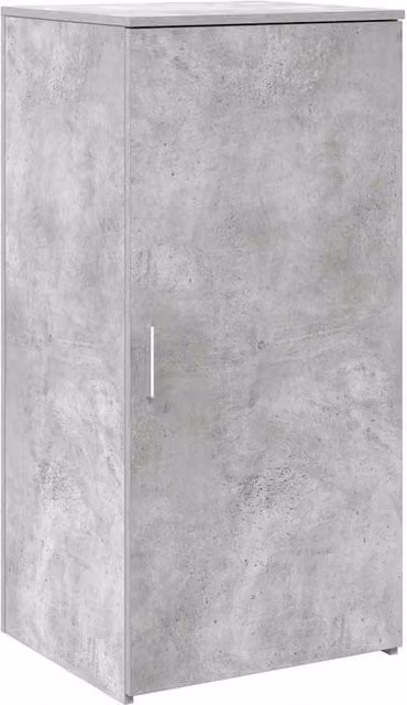 Berkfield Home Grey MDF Wall Mounted Storage Cabinet with Hinged Doors and Internal Shelves W/D/H: 50 x 45 x 103.5 cm – 1