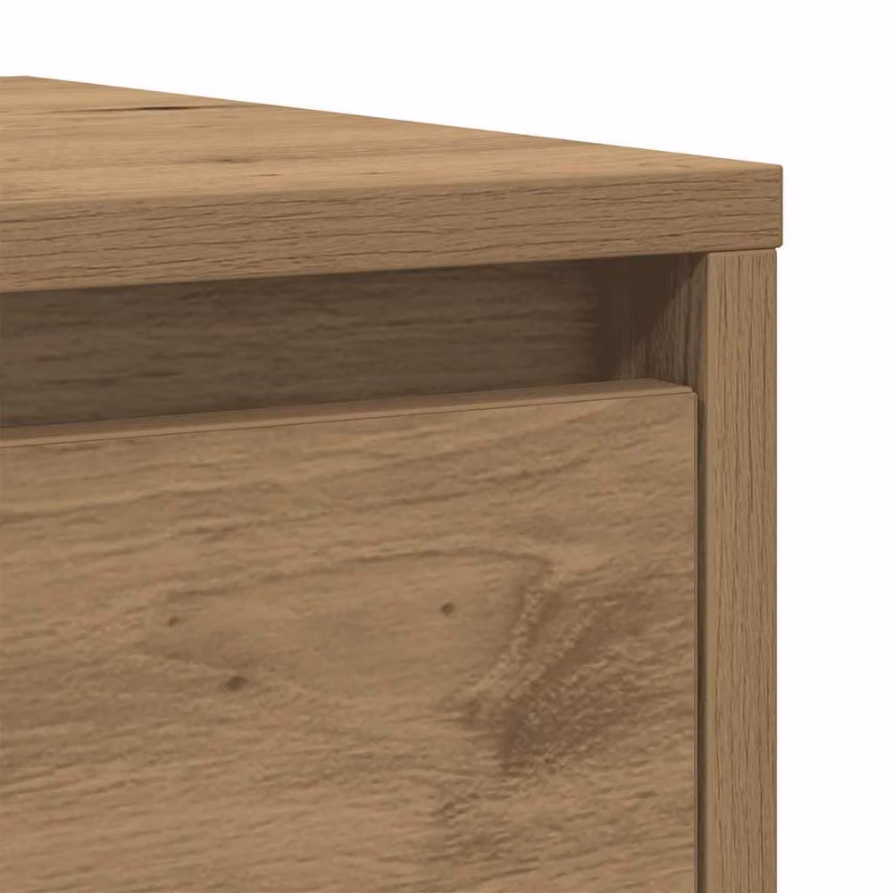 Berkfield Home Artisan Oak Sideboard in Brown, W/D/H: 29.5 x 34 x 76 cm – 4