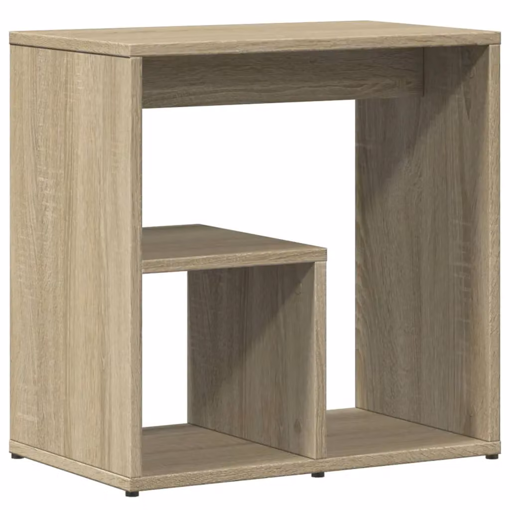 Berkfield Home Set of 2 Sonoma Oak Side Tables in Brown, W/D/H: 50 x 30 x 50 cm – 4