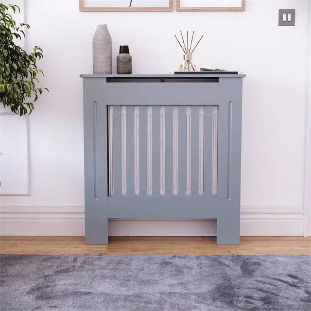 SPETLEK Grey MDF Cabinet Slats, W: 82 cm, H: 78 cm, D: 19 cm