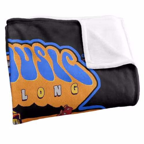 Steven Rhodes Cult Music Singalong Super Soft Fleece Throw Blanket, Multicolour, W/D/H: 152 x 127 cm – 7