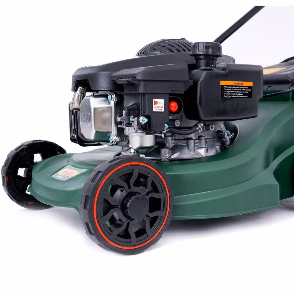 Webb 131cc Petrol Lawn Mower in Green with Collection Bag – 6