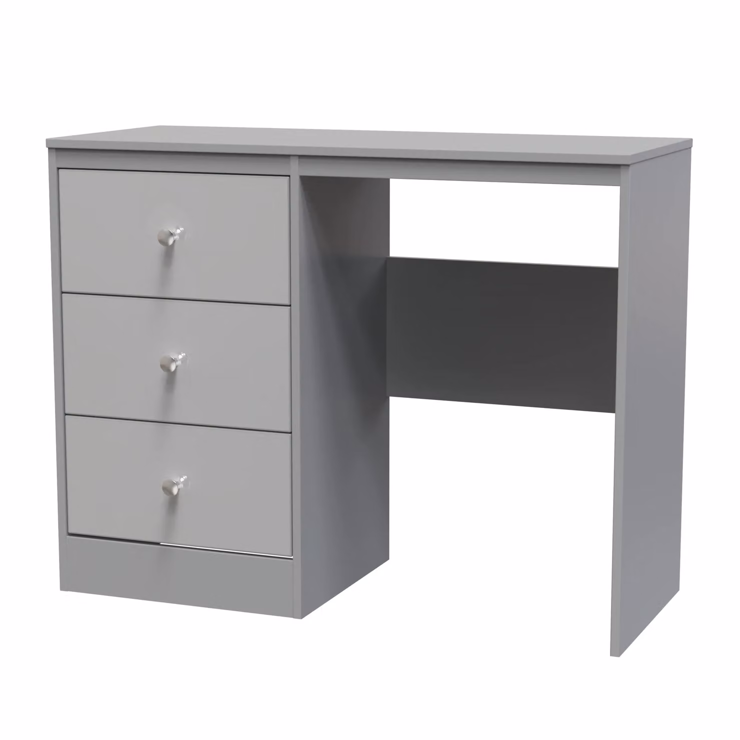 2 U Stowe 3 Drawer Vanity in Dark Grey Matt Finish, Ready Assembled – 2