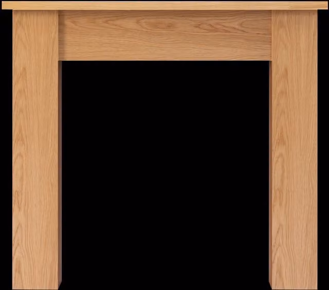 Adam Fires & Fireplaces Adam Buxton Mantelpiece in Light Oak, Width: 121.92 cm
