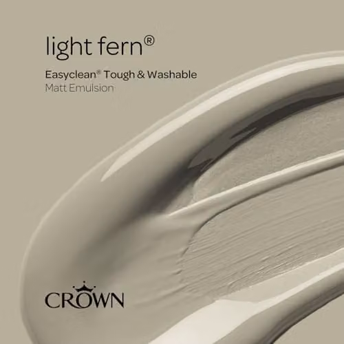 Crown Easyclean Matt Emulsion Paint Light Fern 2.5 l – 3