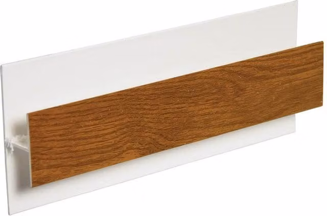 PBSL Group PVC Shiplap Cladding Centre Joint Trim, 3m