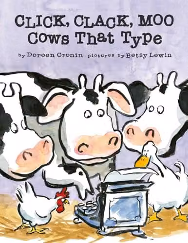 Click, Clack, Moo - Cows That Type by Simon & Schuster, Multicolour Paper Book