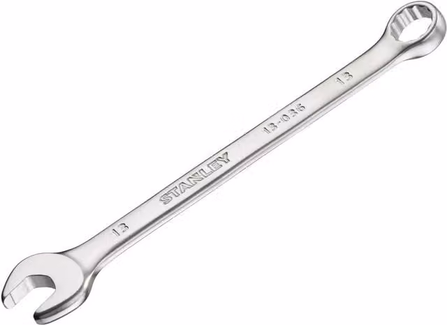 Stanley Fatmax Anti-slip Combination Wrench in Silver and Multicolour Chrome Vanadium Steel