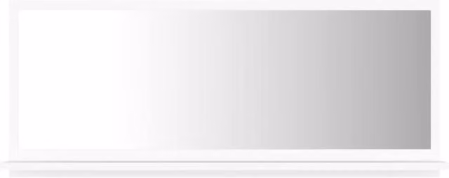 Berkfield Home Bathroom Mirror in White, W/D/H: 90 x 10.5 x 37 cm