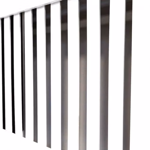 Airwave Vertical Line Style White MDF Radiator Cover (Small) W/D/H: 81.5 x 78.0 x 19.0 cm – 3