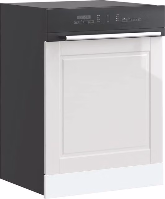 Berkfield Home Porto High Gloss White Dishwasher Panel in Engineered Wood, W/D/H: 60 x 1.5 x 67 cm – 1