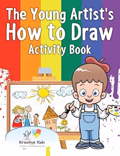 Kreative Kids How to Draw Activity Book for Children, Multicolour