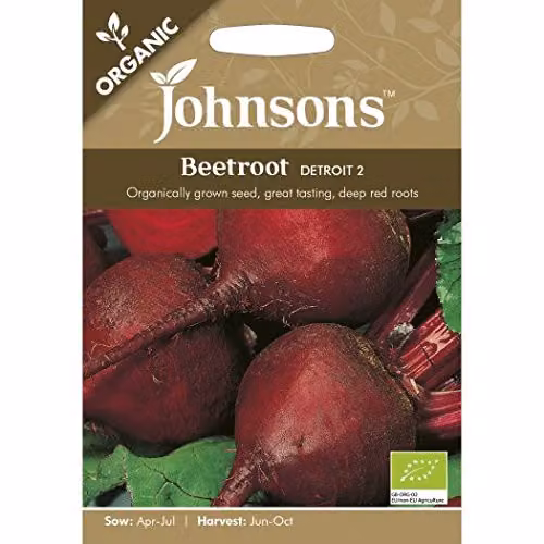 Johnson's Detroit 2 Organic Red Beetroot Vegetable Seeds