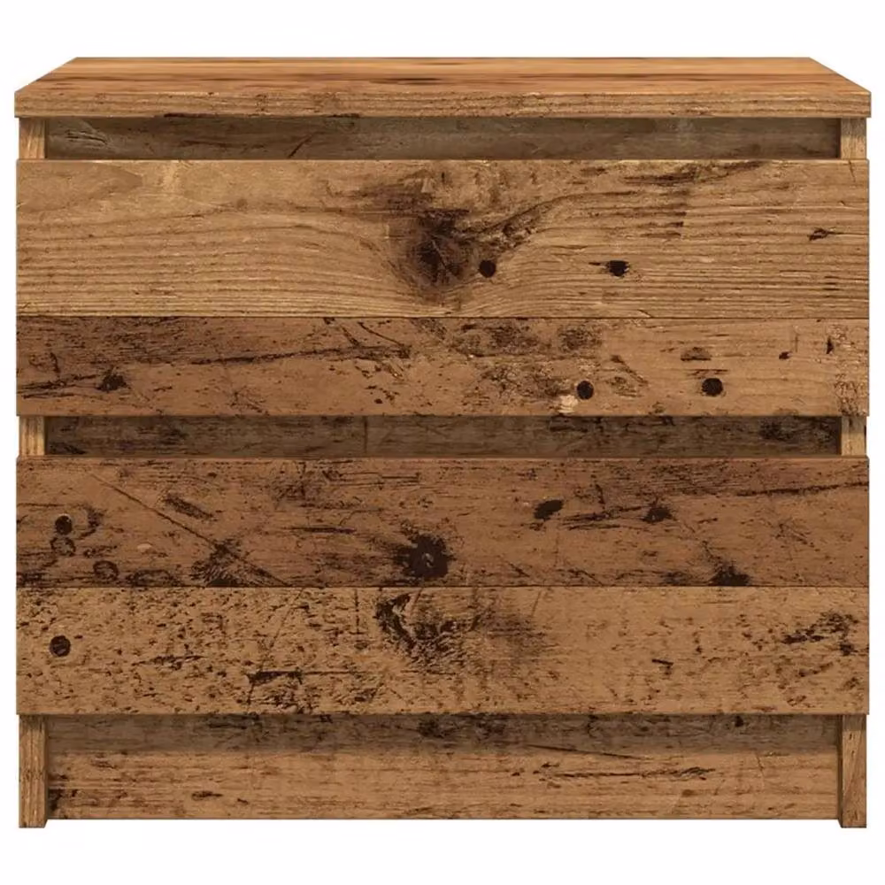 EONLION Bedside Cabinet in Brown Old Wood, W/D/H: 50 x 40 x 43.5 cm – 3