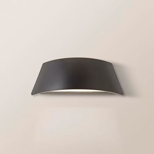 ValueLights John Curved LED Up/Down Outdoor Wall Light, Black, IP65 Rated – 1