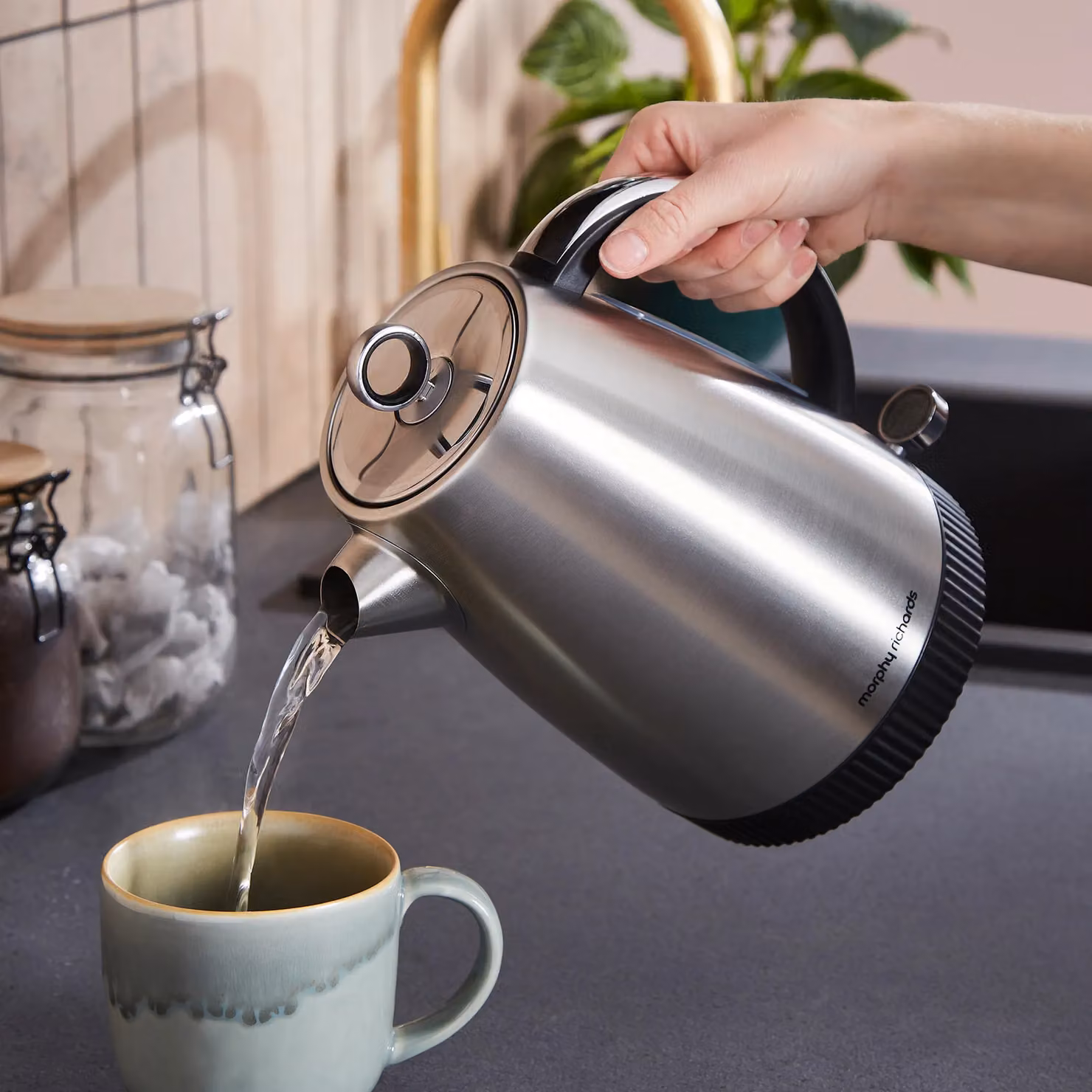 Morphy Richards Mexborough Kettle and Toaster Bundle in Silver Stainless Steel – 4